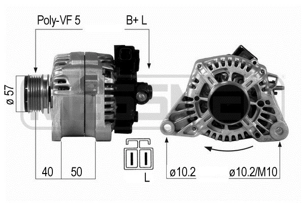 Alternator 210651