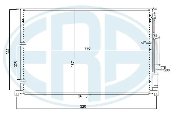 Condenser, air conditioning 667270
