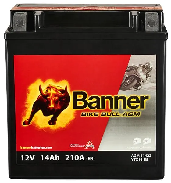 Starter Battery Bike Bull AGM 021514220100