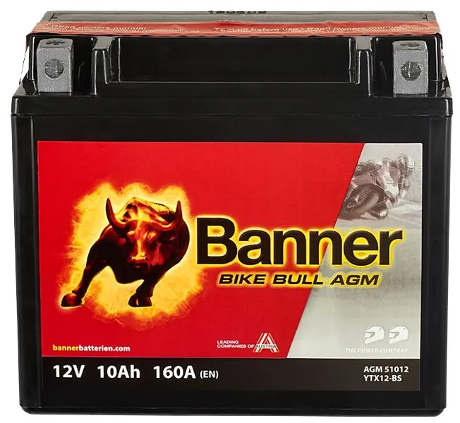 Starter Battery Bike Bull AGM 021510120100