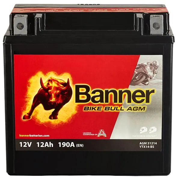 Starter Battery Bike Bull AGM 021512140100
