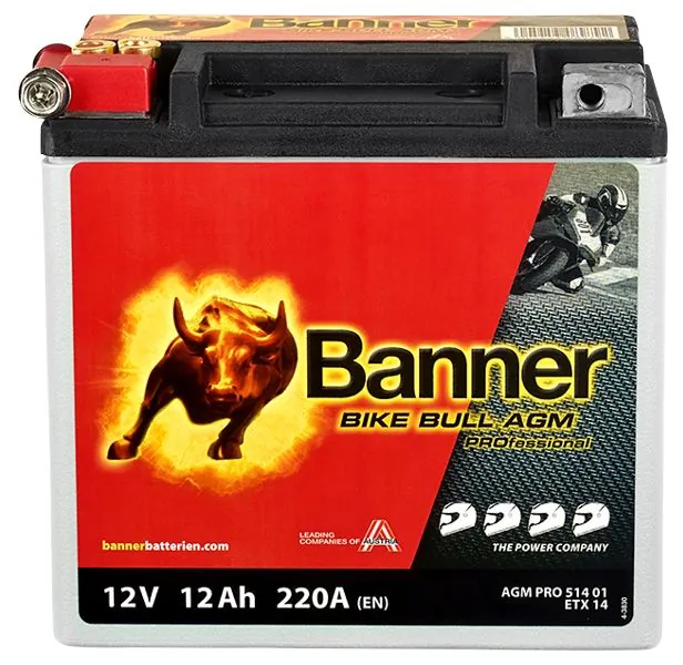 스타트 배터리 Bike Bull AGM PROfessional 024514010101