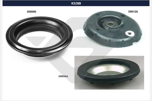 Repair Kit, suspension strut support mount KS 288