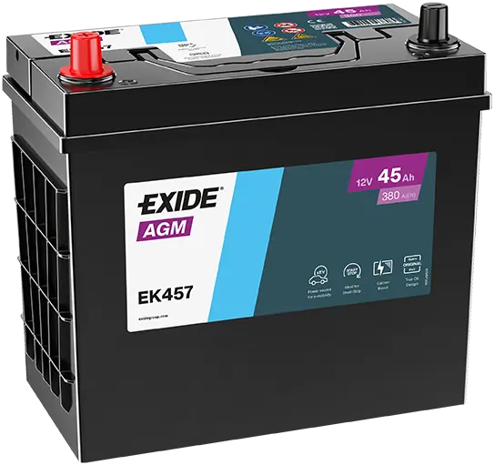 Batterie de démarrage AGM EK457
