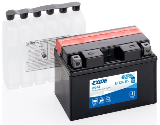 EXIDE ET12A-BS Starter Battery