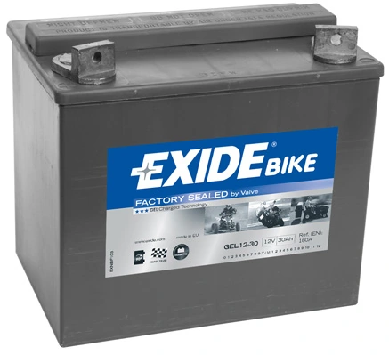Starter Battery EXIDE GEL GEL12-30