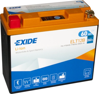 Starter Battery EXIDE Li-ion ELT12B