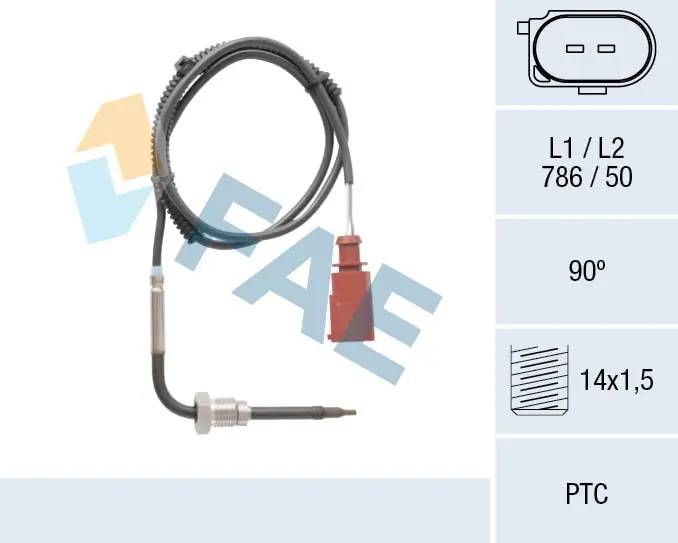 Sensor, exhaust gas temperature 68068