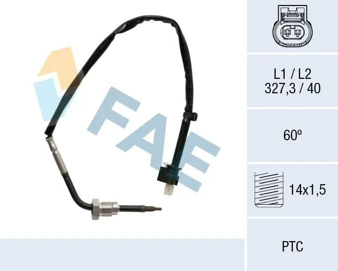 Sensor, exhaust gas temperature 68027