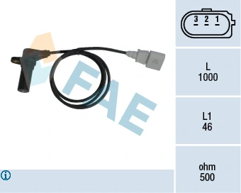 Sensor, crankshaft pulse 79064
