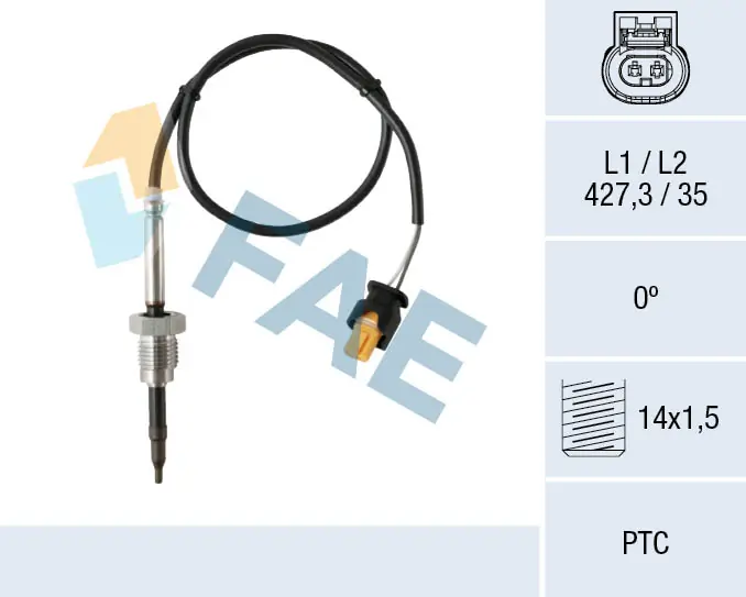 Sensor, exhaust gas temperature 68023