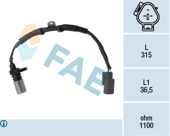 Sensor, crankshaft pulse 79299