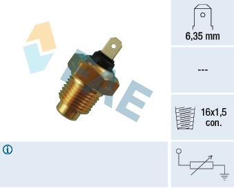 Sensor, coolant temperature 31140
