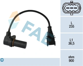 Sensor, crankshaft pulse 79068