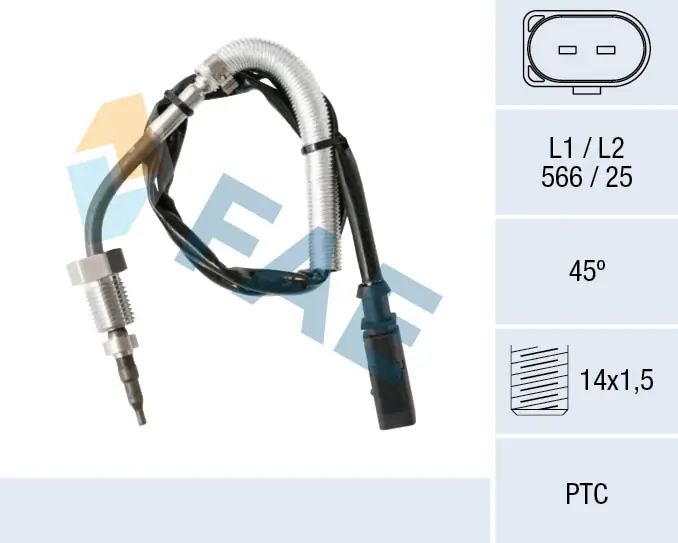 Sensor, exhaust gas temperature 68007