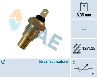Sensor, coolant temperature 31580