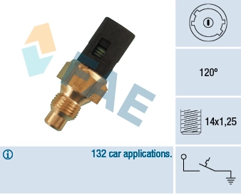 Temperature Switch, coolant warning lamp 35250