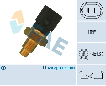 Temperature Switch, coolant warning lamp 35890