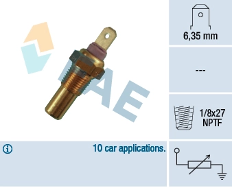 Sensor, coolant temperature 31270