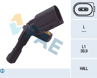 Sensor, wheel speed 78102