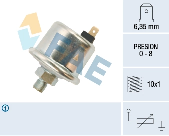 Sensor, oil pressure 14500