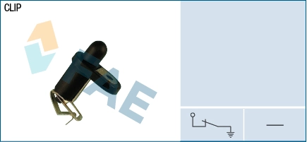 Interruptor, contacto de puerta 67090