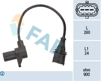 Sensor, crankshaft pulse 79197