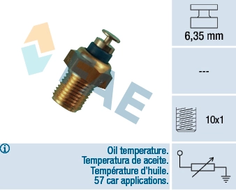 Sensor, oil temperature 32200