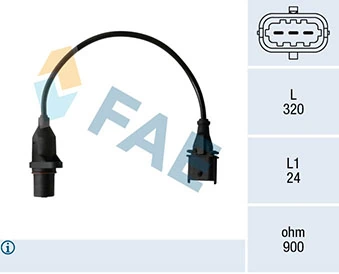 Sensor, crankshaft pulse 79484