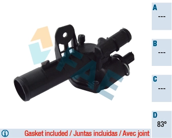 Thermostat, coolant 5312583