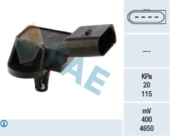 Sensor, intake manifold pressure 15033
