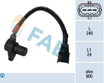 Sensor, crankshaft pulse 79356