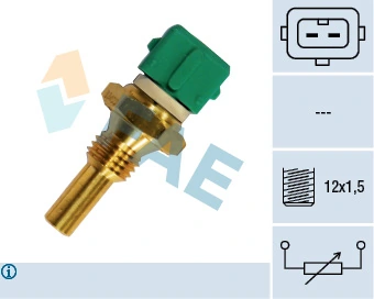 Sensor, coolant temperature 33400