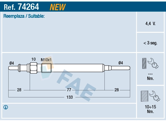 Glow Plug 74264