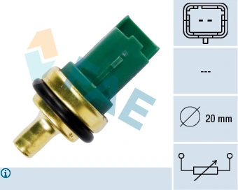 Sensor, coolant temperature 33706