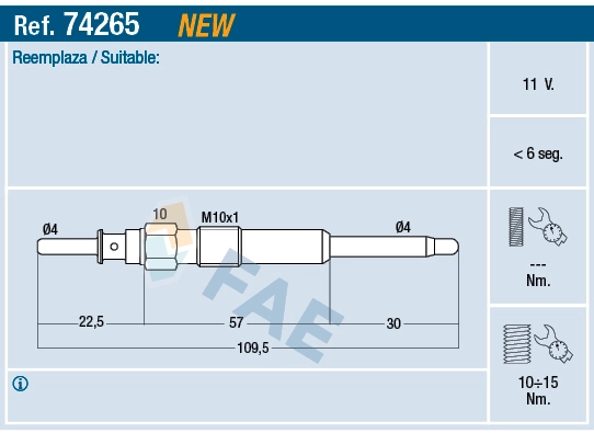 Glow Plug 74265