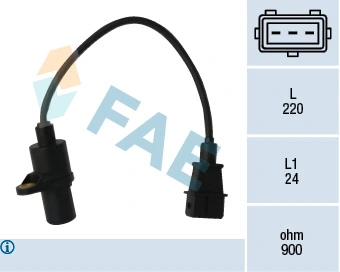 Sensor, crankshaft pulse 79049