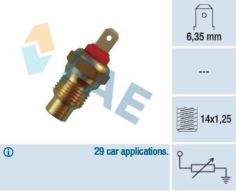 Sensor, coolant temperature 31590