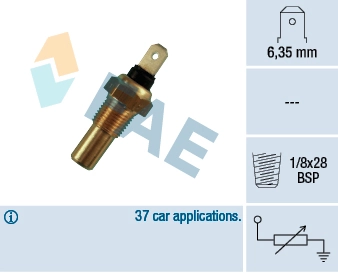 Sensor, coolant temperature 31630