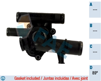 Thermostat, coolant 5350889