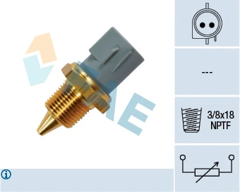 Sensor, coolant temperature 33430