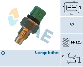 Sensor, coolant temperature 34430
