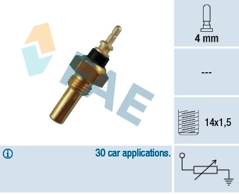 Sensor, coolant temperature 32330