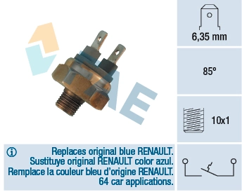 Temperature Switch, coolant warning lamp 35460