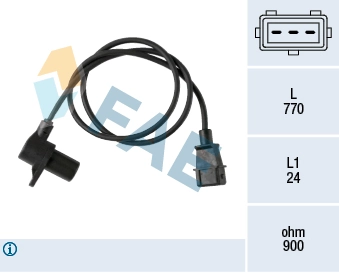 Sensor, crankshaft pulse 79451