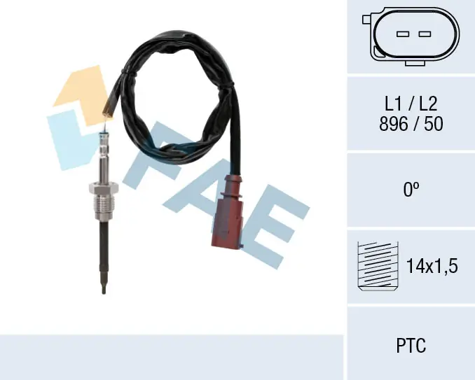 Sensor, exhaust gas temperature 68013