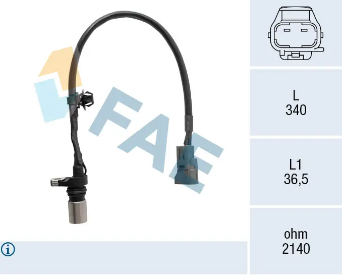 Sensor, crankshaft pulse 79534