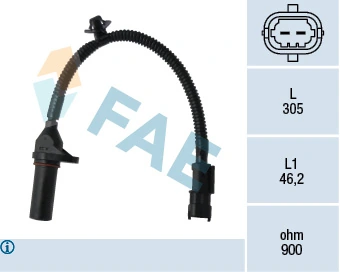 Sensor, crankshaft pulse 79334