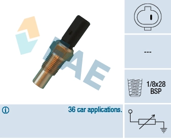 Sensor, coolant temperature 32650