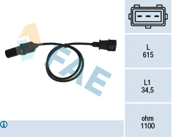 Sensor, crankshaft pulse 79005